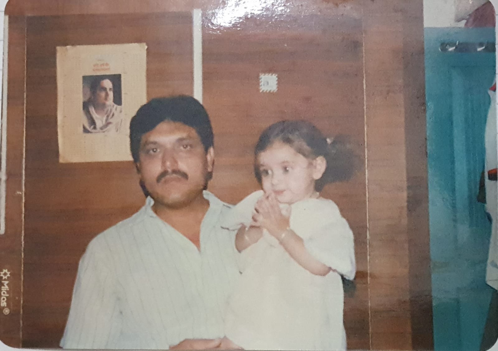 Khushboo Sachdev with her father Mukesh Mehrotra