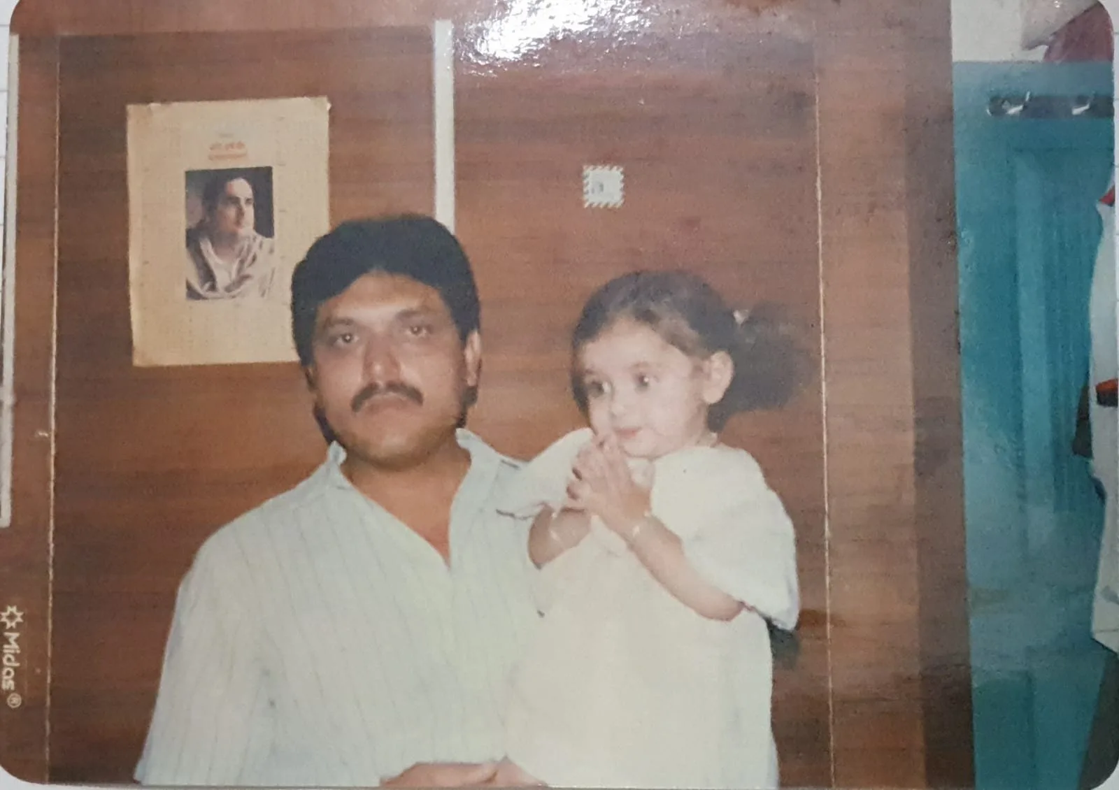 Khushboo Sachdev with her father Mukesh Mehrotra