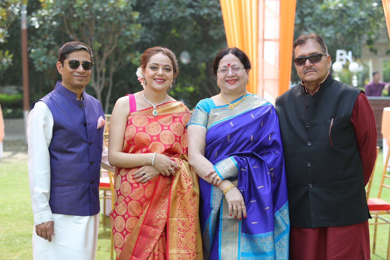 Mukesh Mehrotra with the Mehrotra family