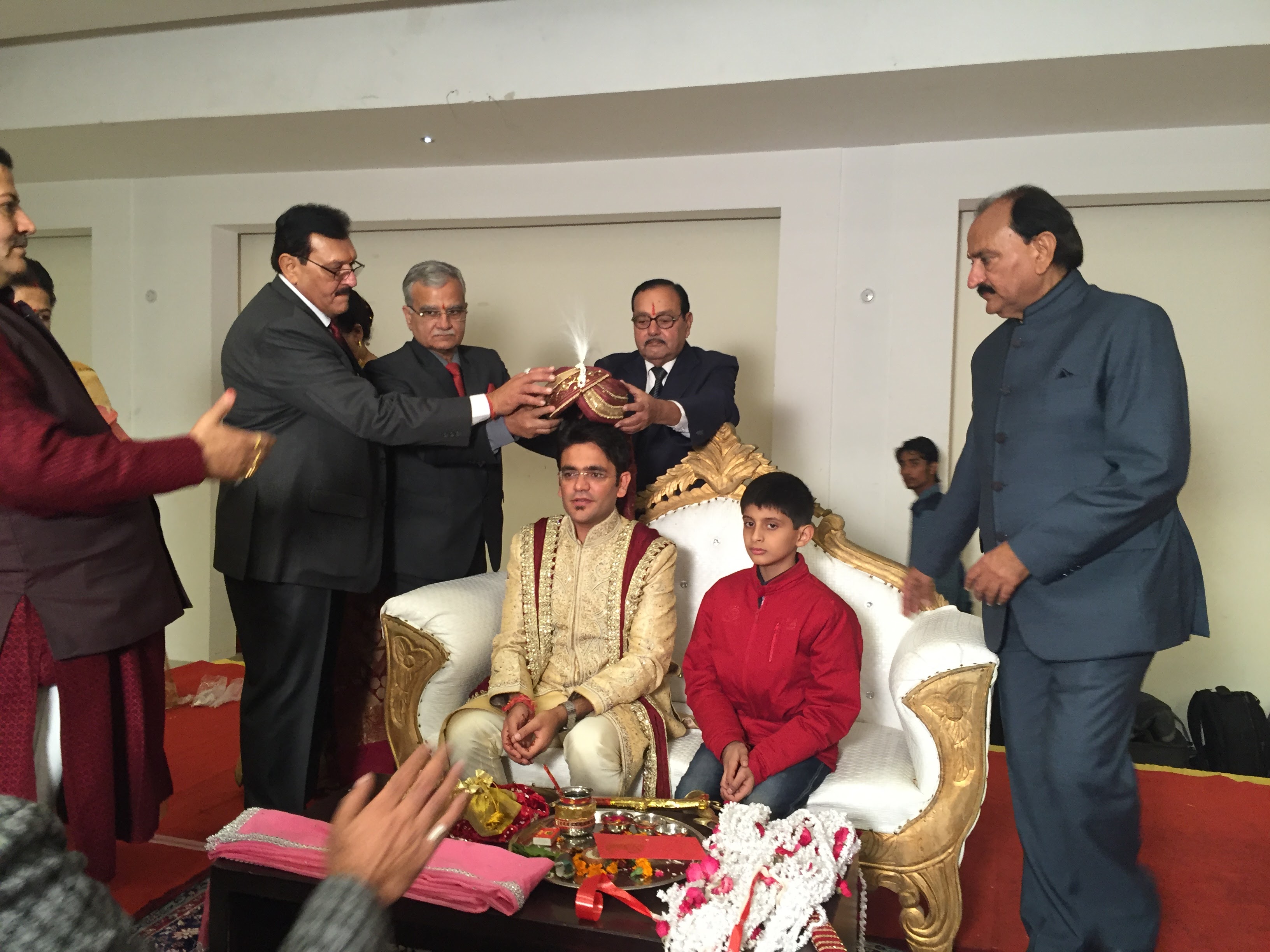 Mukesh Mehrotra at a family function