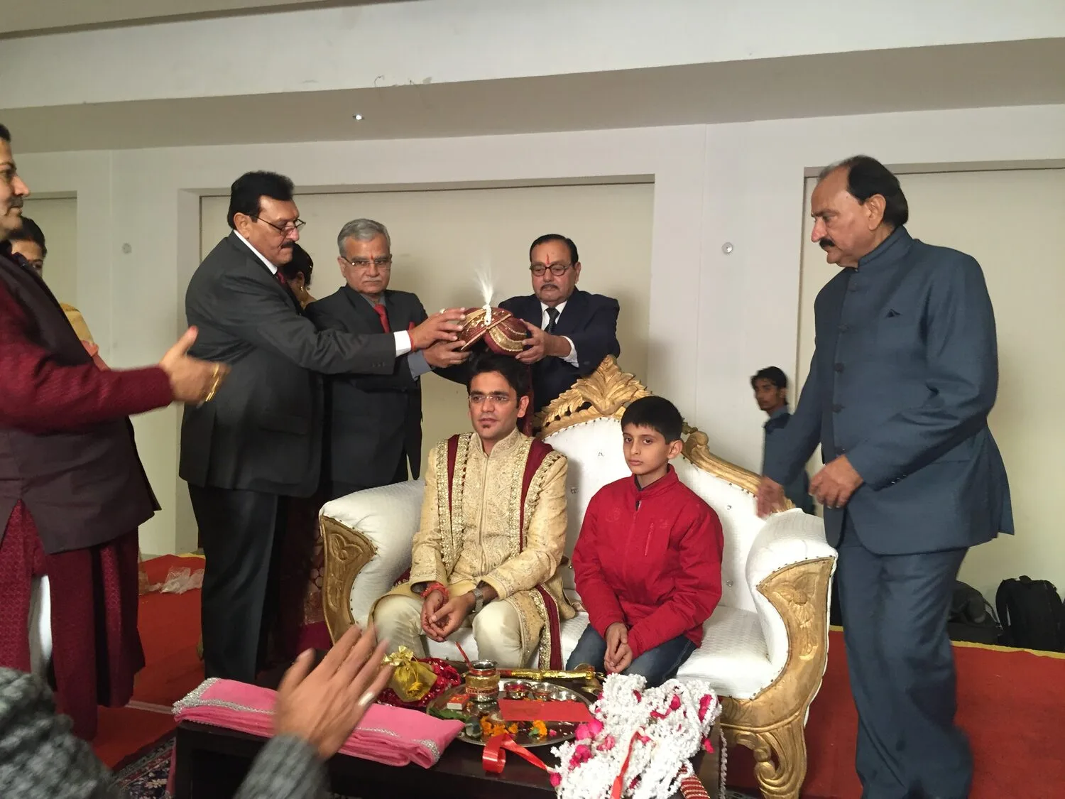 Mukesh Mehrotra at a family function