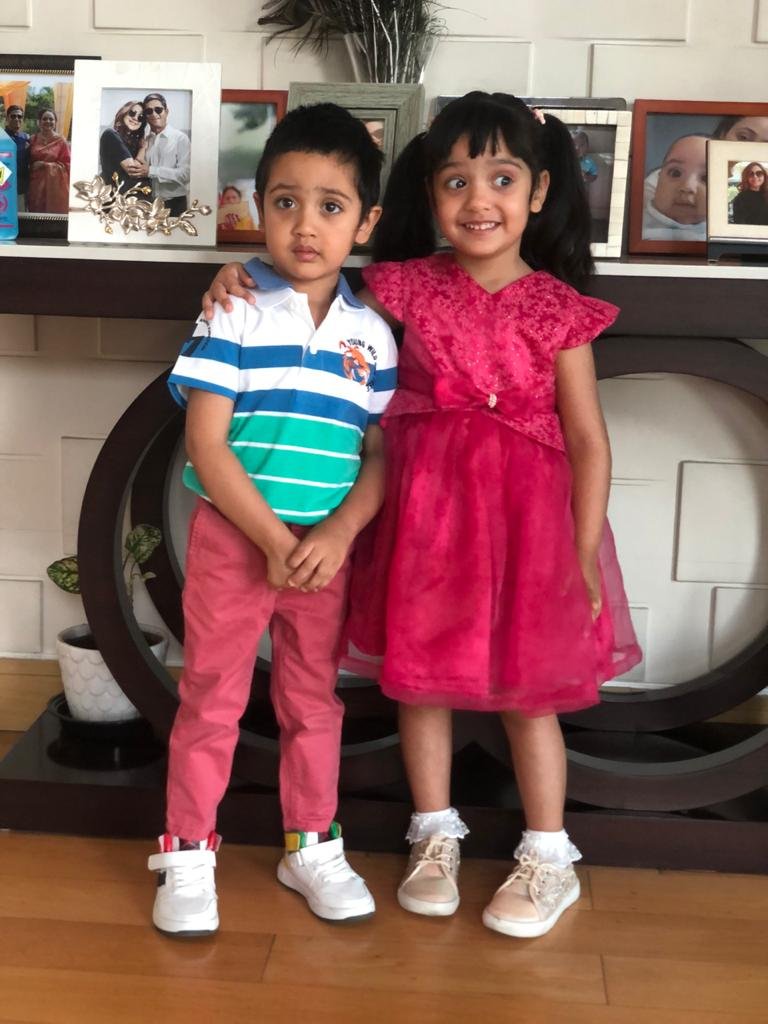 Advait and Swastika — Khushboo Sachdev's twins
